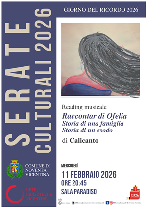 Recital musicale "Raccontar di Ofelia. Storia di una famiglia. Storia di un esodo" con Calicanto