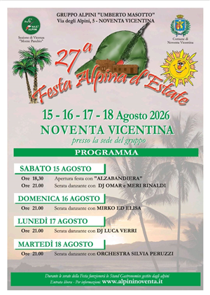 27° Festa Alpina d'Estate