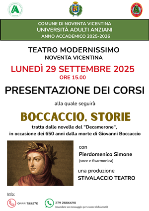 Spettacolo teatrale "BOCCACCIO, STORIE"