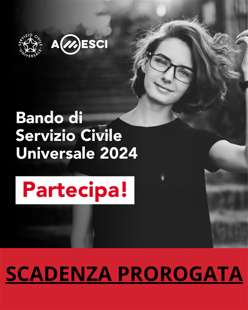 Servizio Civile Universale 2024 - Apertura candidature - Scadenza prorogata
