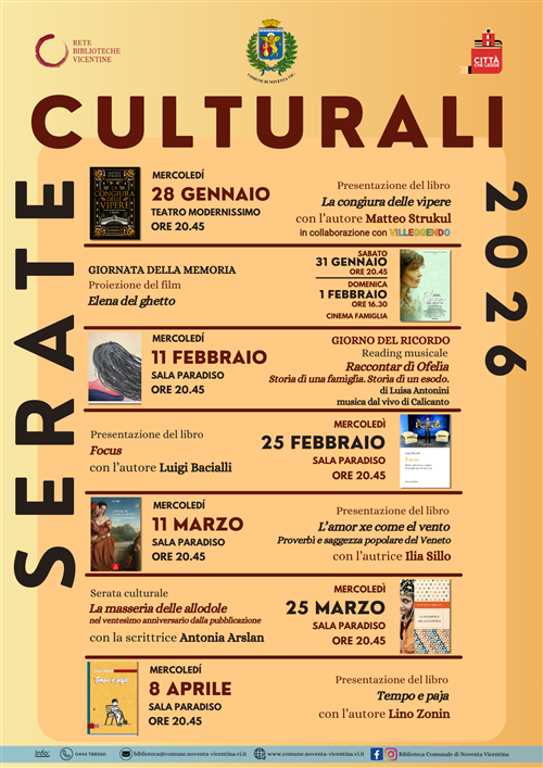 Rassegna "Serate Culturali 2026"