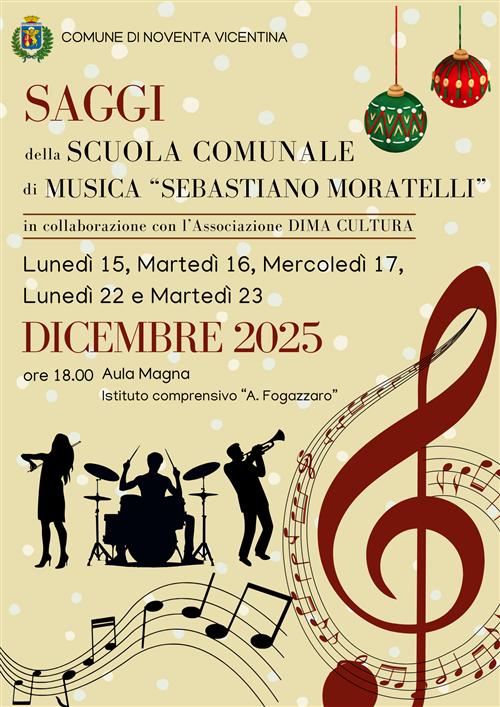 Saggi della scuola comunale di musica "Sebastiano Moratelli"