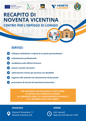 Inaugurazione nuovo recapito Centro per l'impiego di Noventa Vicentina