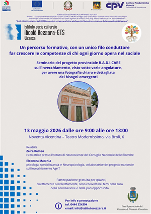 Un percorso formativo, con un unico filo conduttore far crescere le competenze di chi ogni giorno opera nel sociale