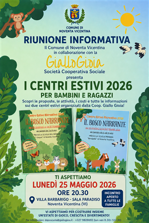 I Centri Estivi 2026